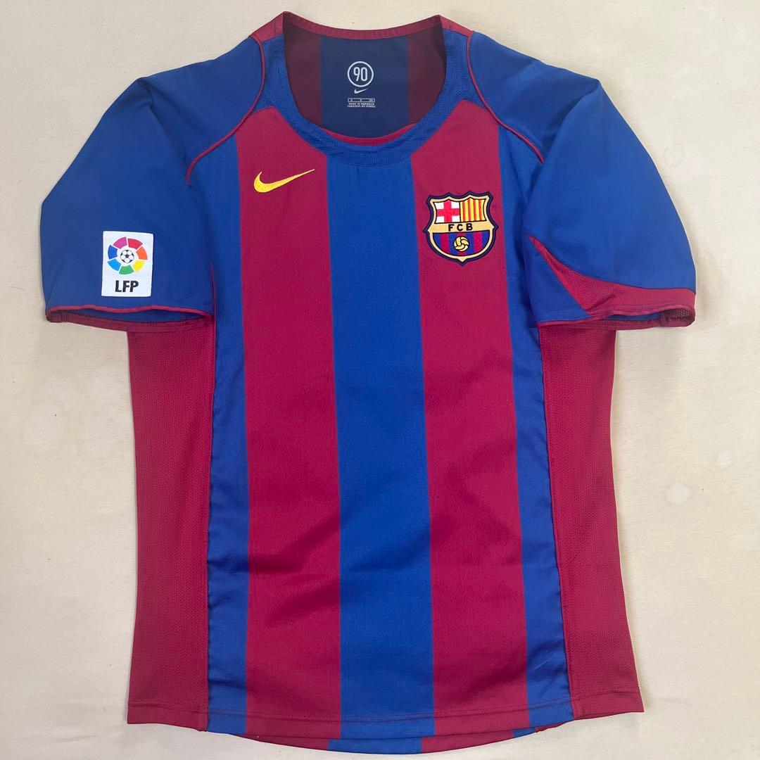 FCバルセロナ 04-05 ホームユニフォーム ロナウジーニョ #10 正規品