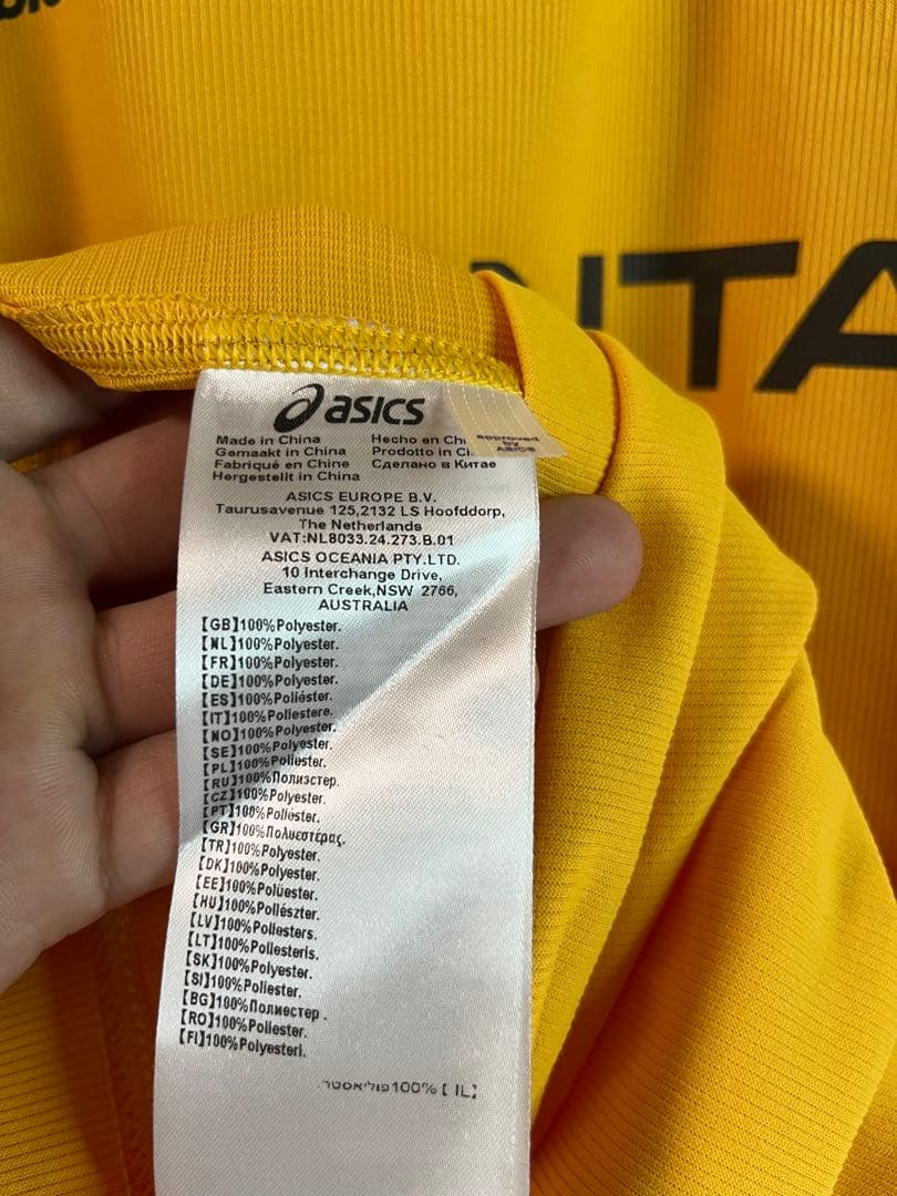 asics アシックス　オーストラリア代表　ワラビーズ　ユニフォーム