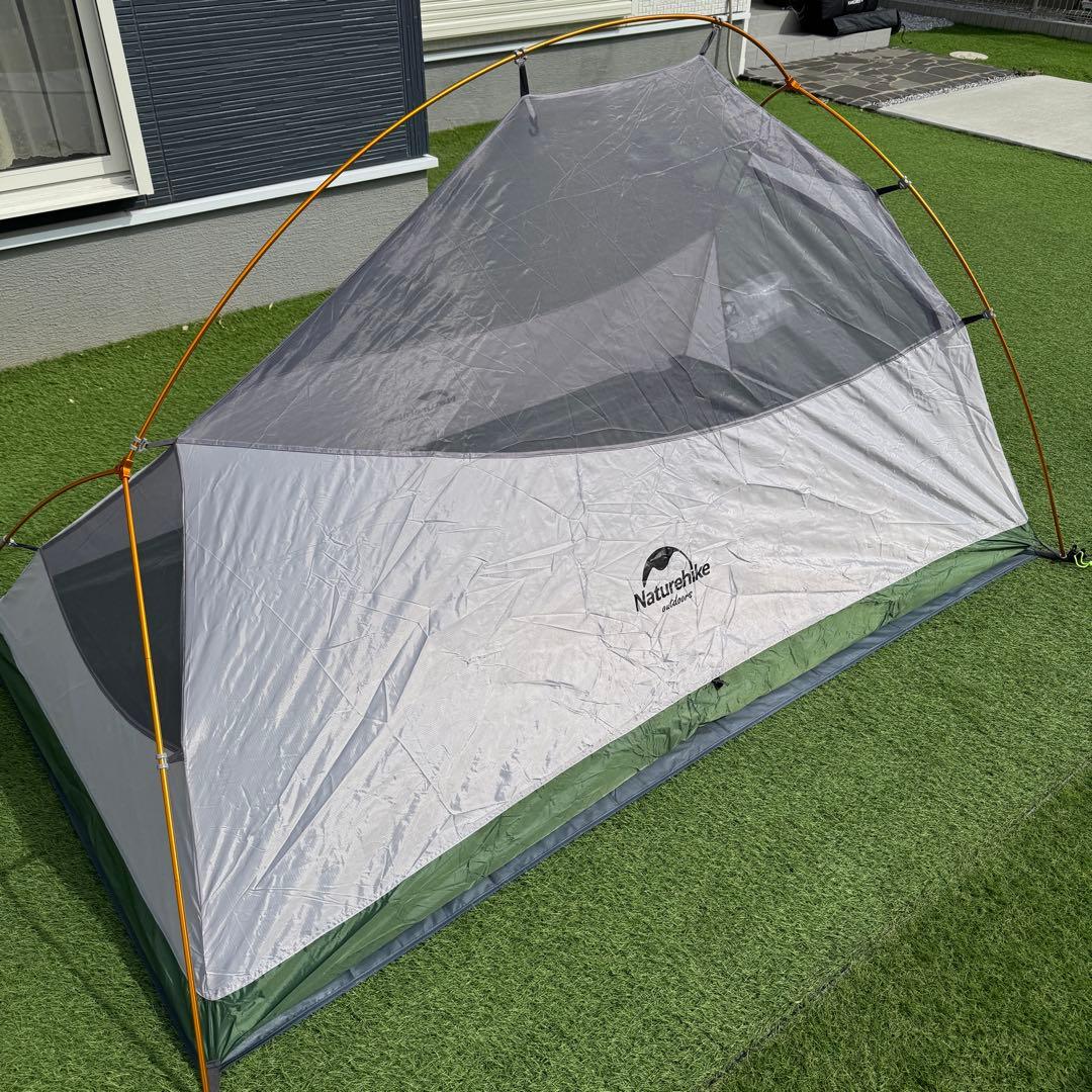 美品 Naturehike Cloud UP 2X グリーン フットプリント付
