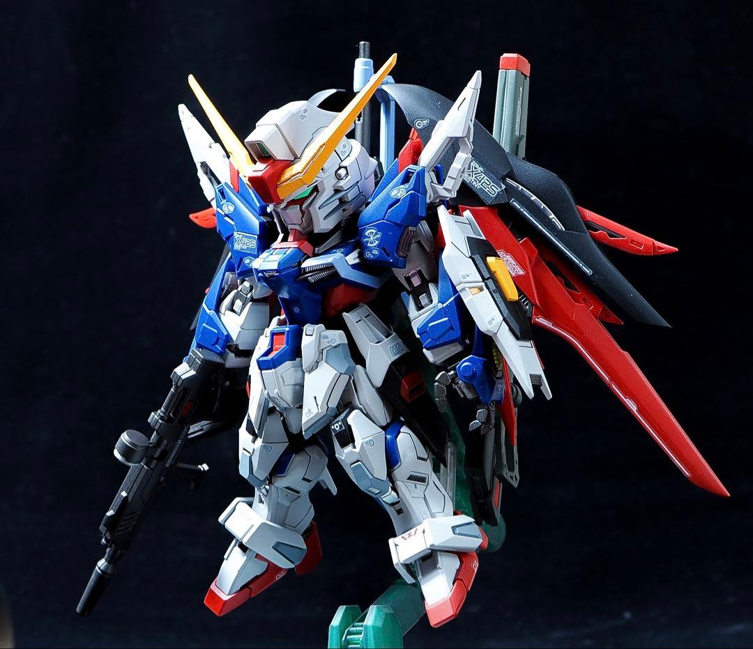 mgsd デスティニーガンダム　全塗装　完成品　2 イエロー変更