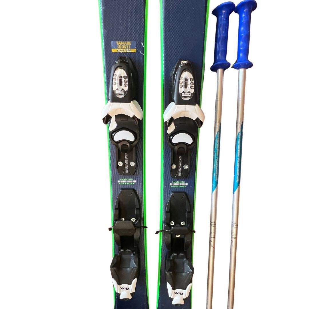 【収納袋付き】ロシニョール キッズ スキーセット板116cm/ブーツ21cm