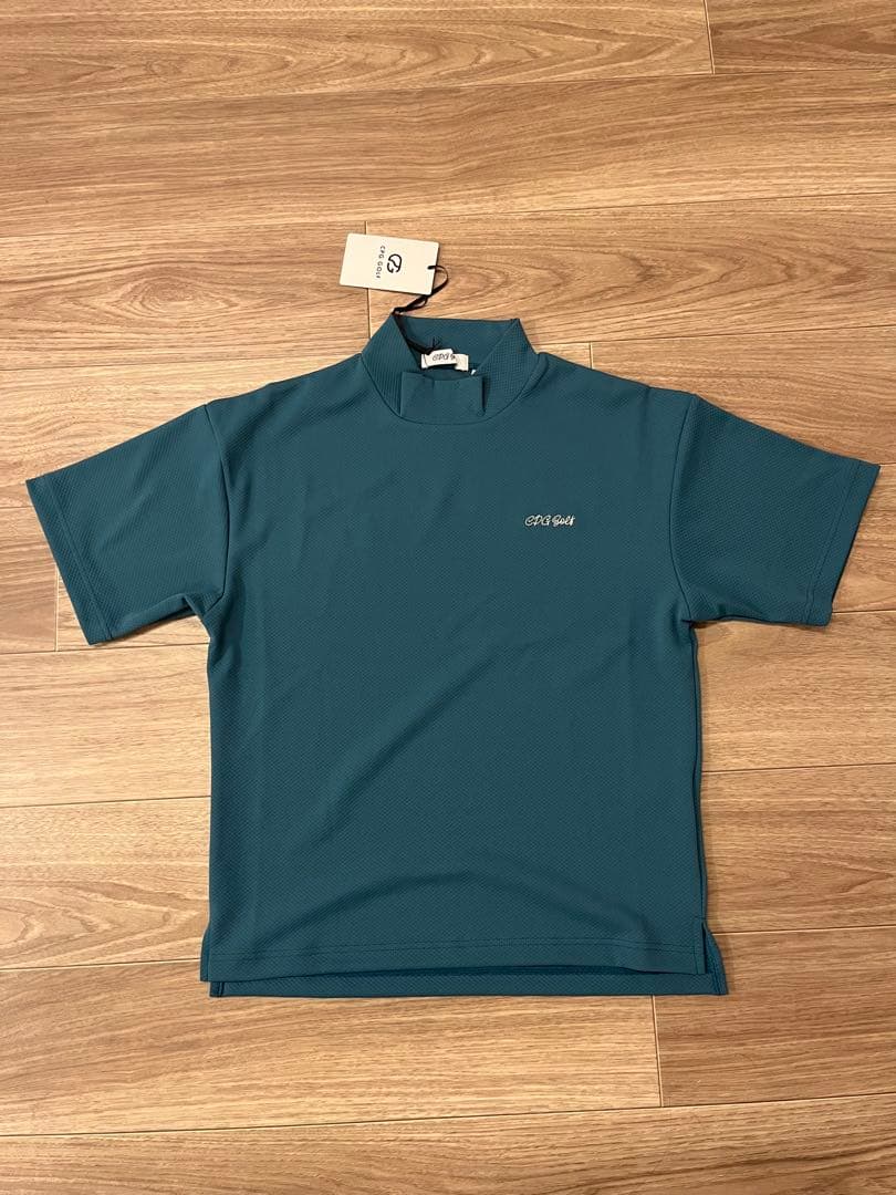 CPG GOLFモックネック グリーン半袖