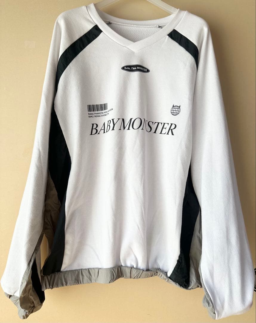 【BABYMONSTER】スウェット WHITE / Mサイズ