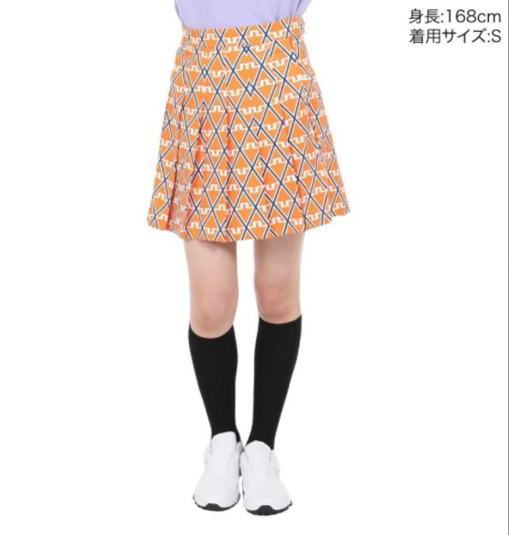 J.LINDEBERG リンドバーグインナーパンツ付き プリーツスカート M