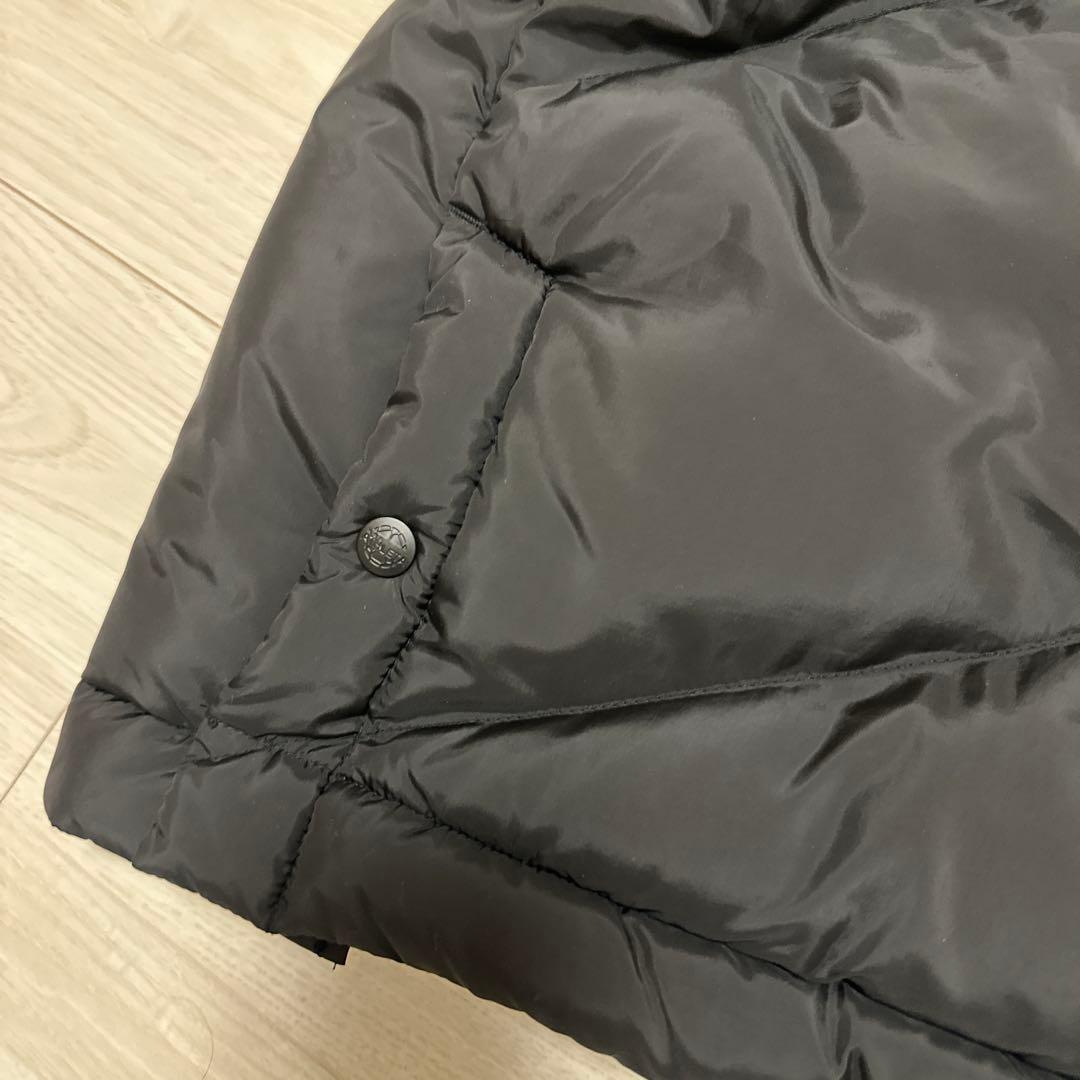 ATHLETA フード付きベンチコート ブラック