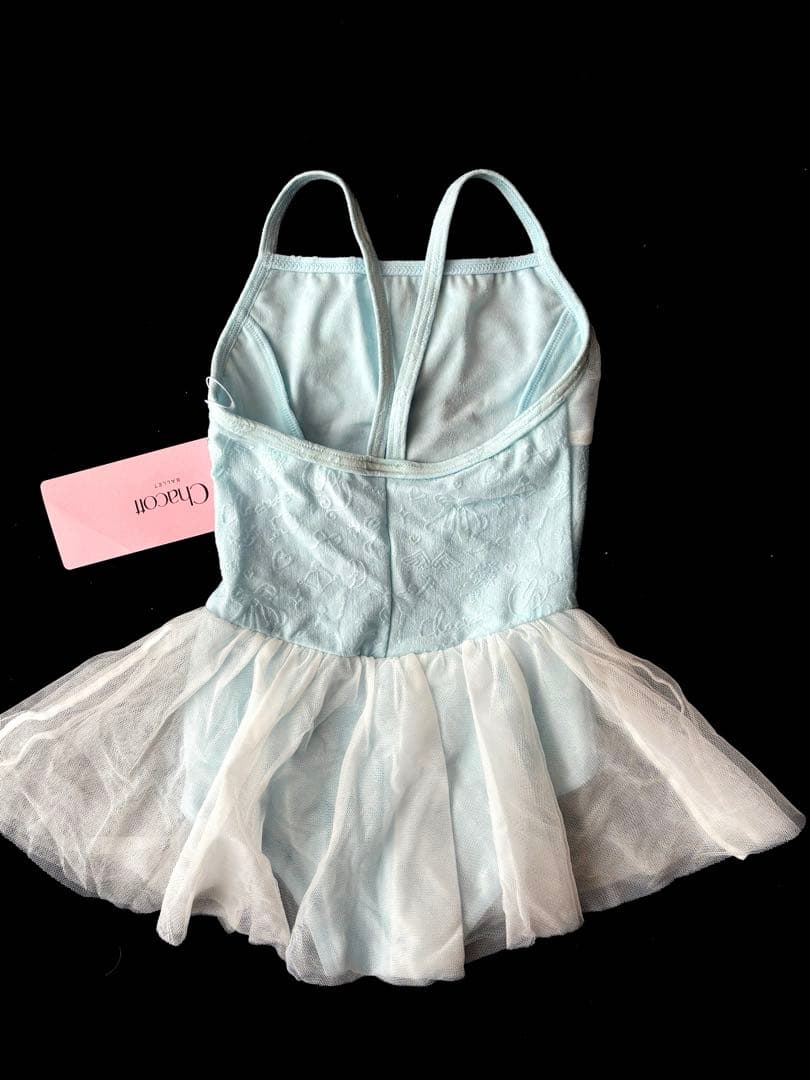 あっこさん専用★ドレスの様なチュールスカート付レオタード水色130K