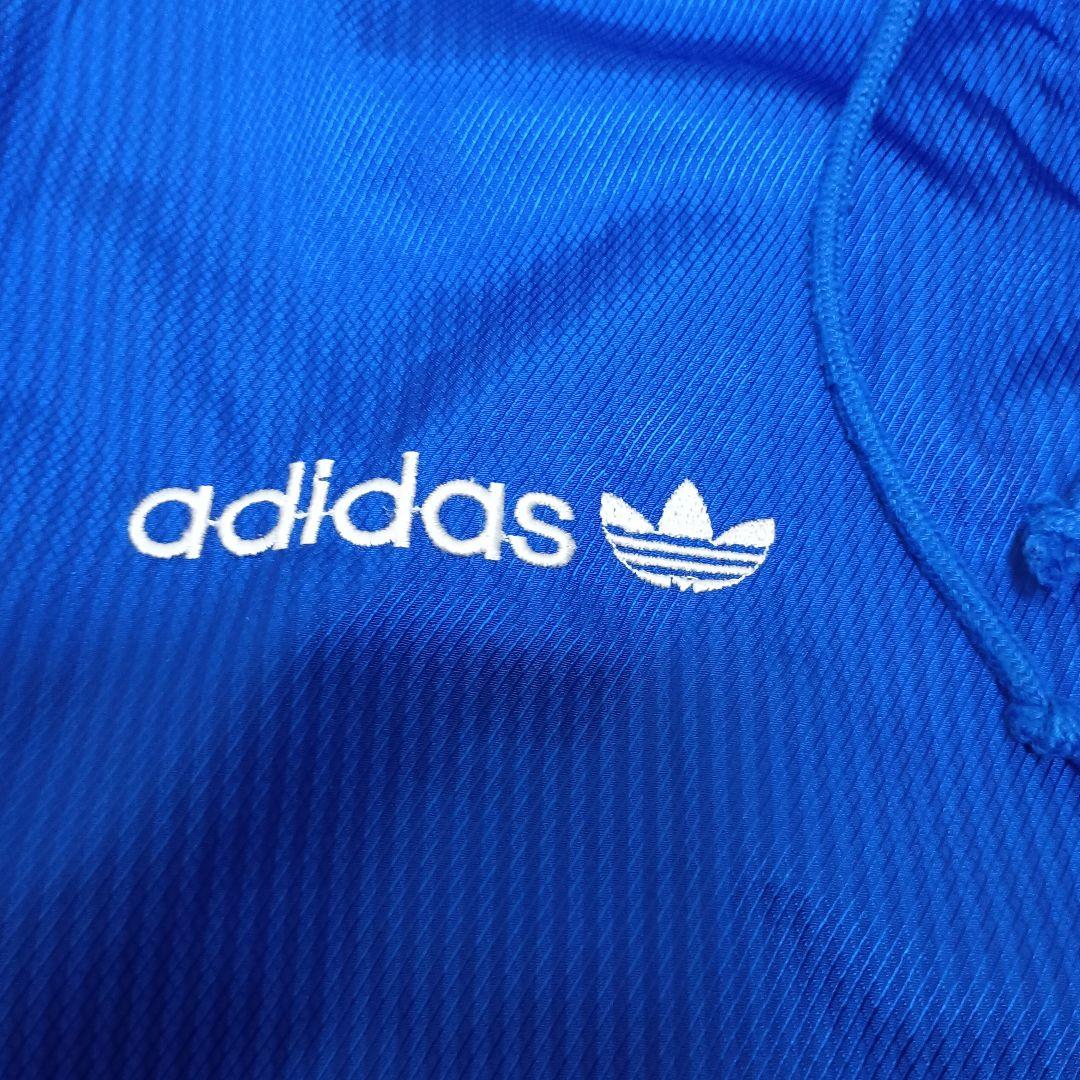 アディダス　ナイロンジャケット　デサント90s スウェーデンカラーサッカー