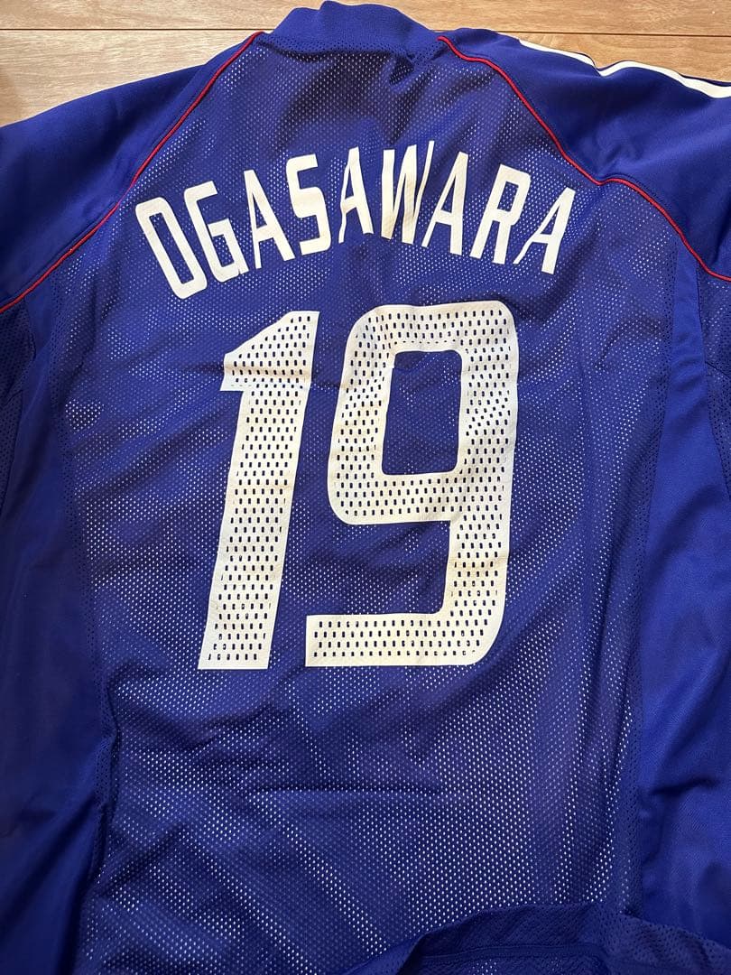 レア未使用2002年日韓W杯小笠原満男オーセンティックユニフォームOサイズ