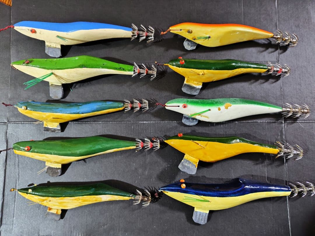 曳エギ　10本セット　　船曳　舟曳　曳型　五島型