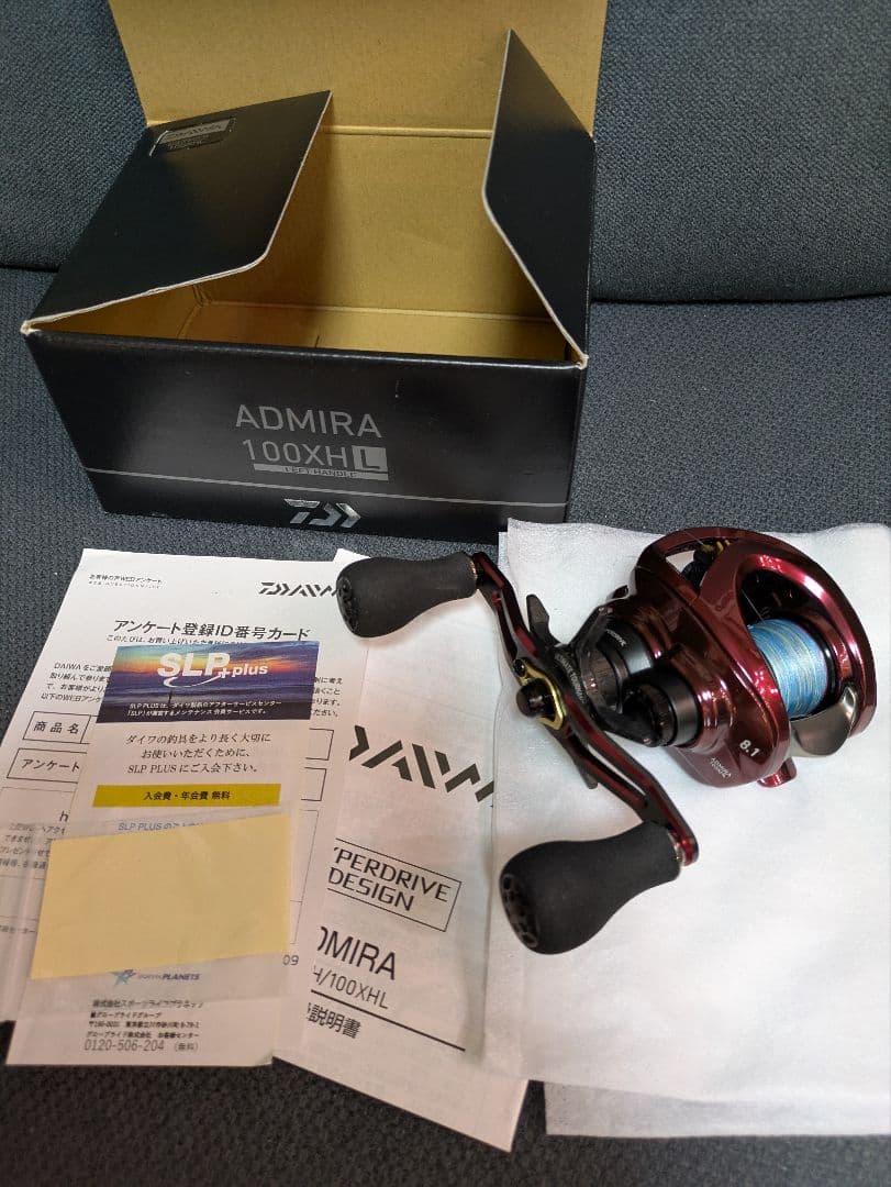 し*6様 ２３ADMIRA Daiwa　100XH Ｌ ２３アドミラ 左巻