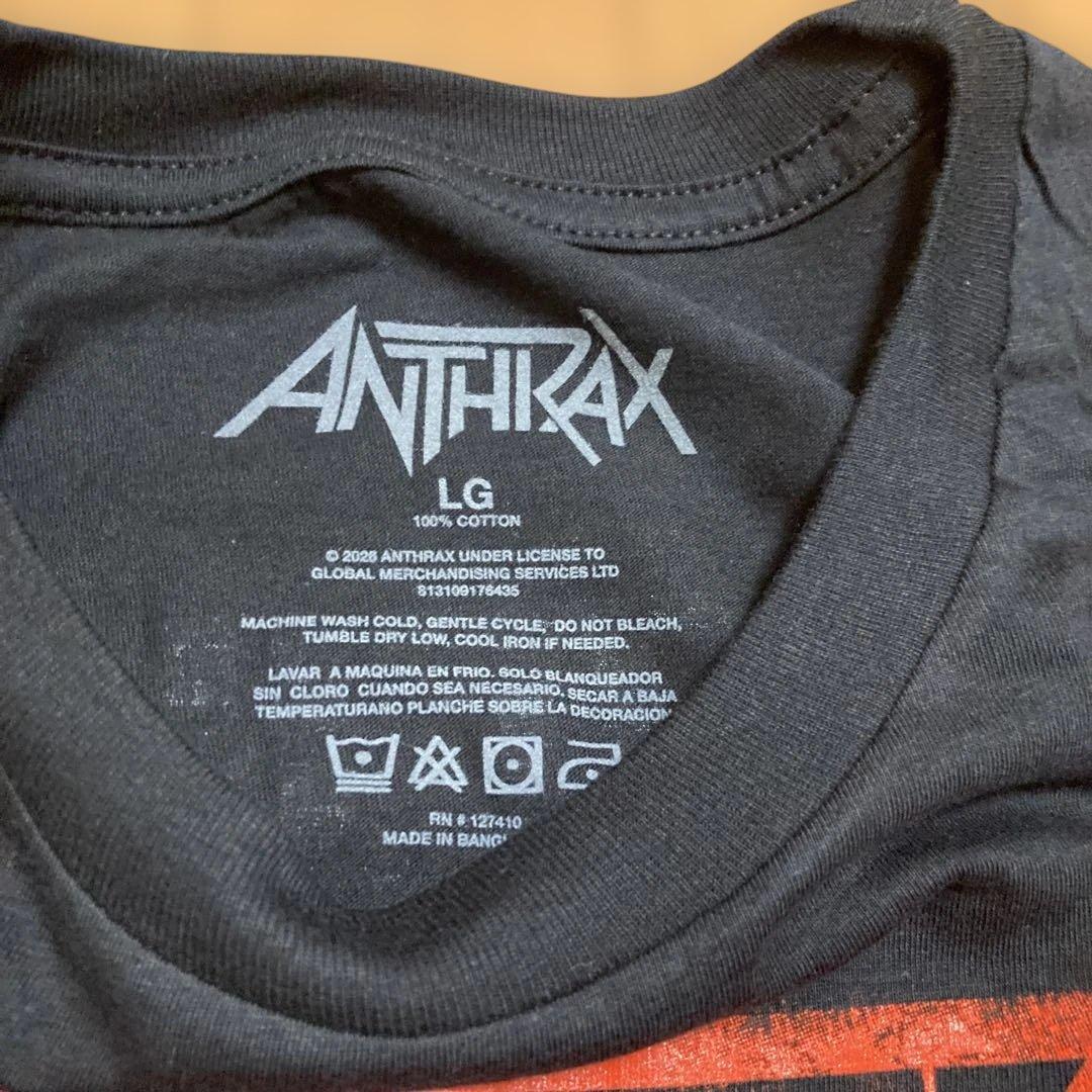ANTHRAX★アンスラックス★2026年日本公演限定ＴシャツＢ★Lサイズ完売品