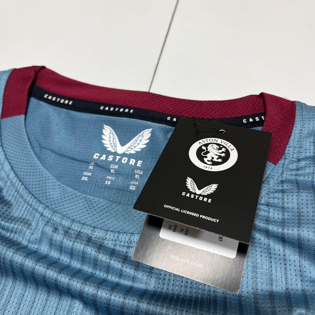 CASTORE アストンヴィラ ノースリーブ XLサイズ トレーニングウェア