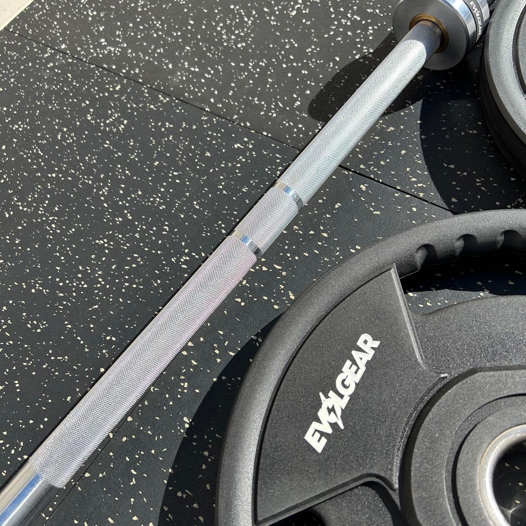 EVOLGEAR エヴォルギア オリンピックバー&プレート127.5kg セット