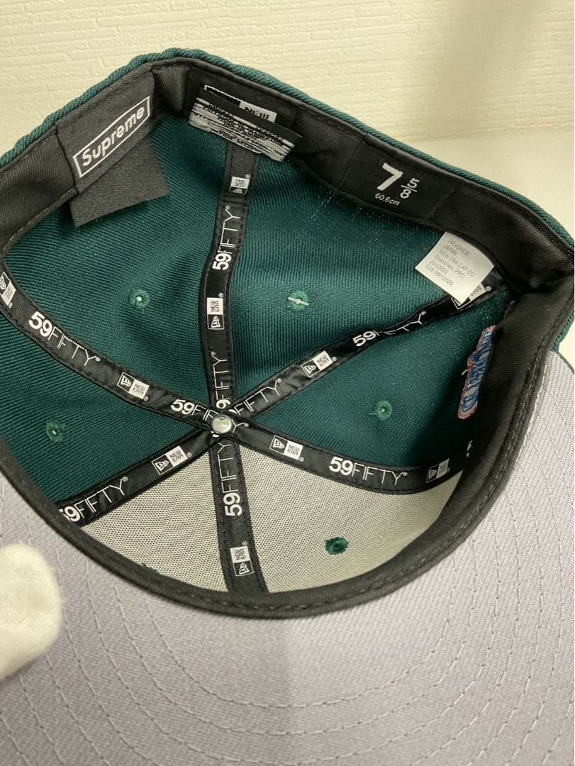Supreme ダークグリーン キャップ 7 1/4