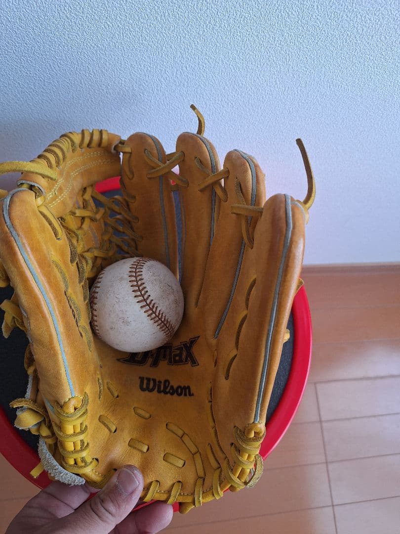 Wilson 軟式 外野用 イエロー 使用少なめ