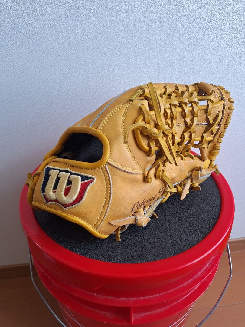 Wilson 軟式 外野用 イエロー 使用少なめ