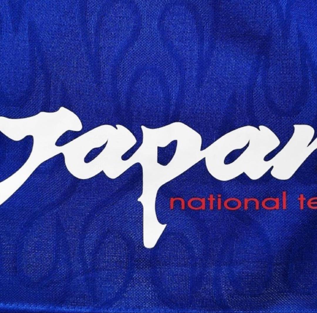 asics 日本代表 炎 ユニフォームフランスW杯 復刻版　中田英寿　サッカー