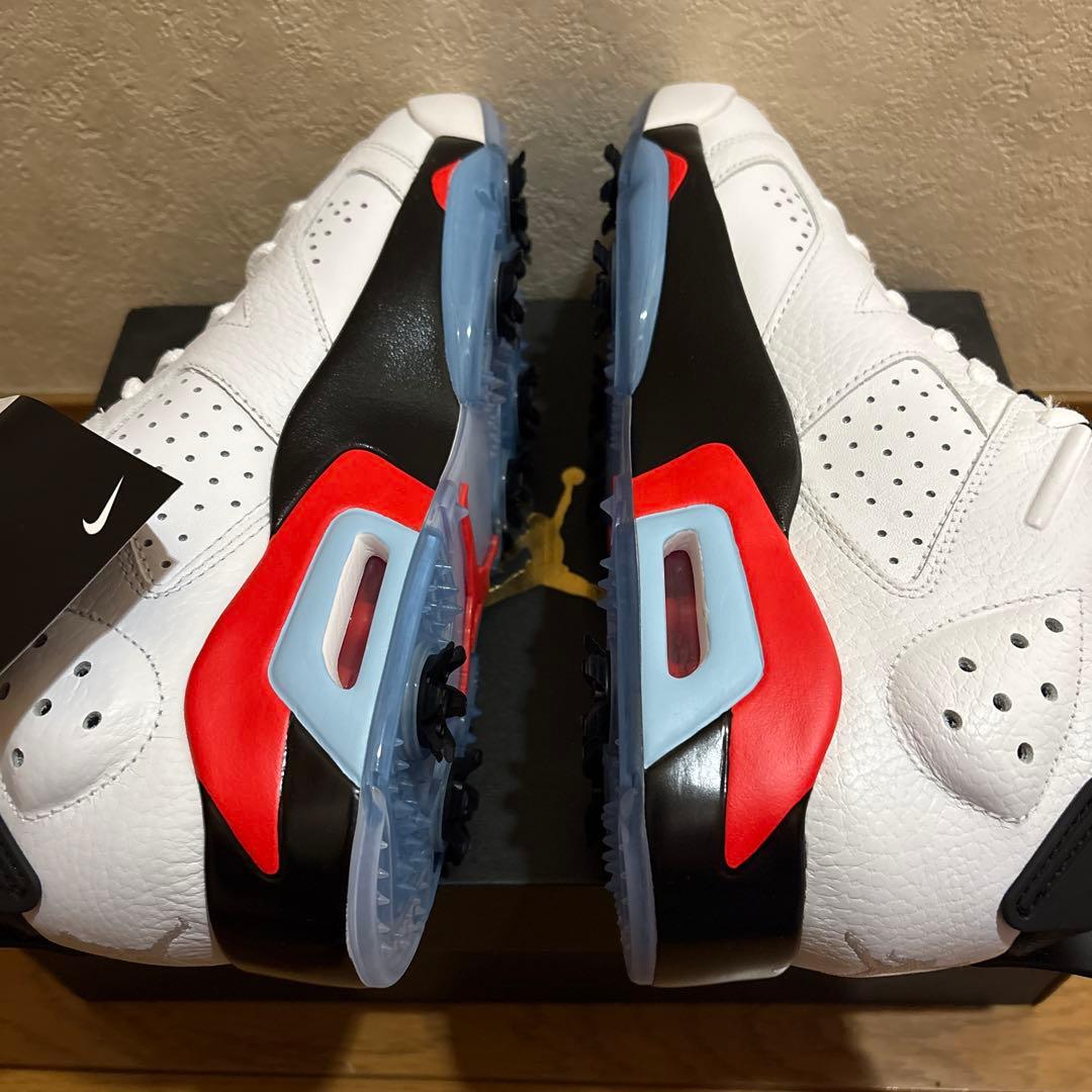 NIKE AJ6 ゴルフシューズ　インフラレッド
