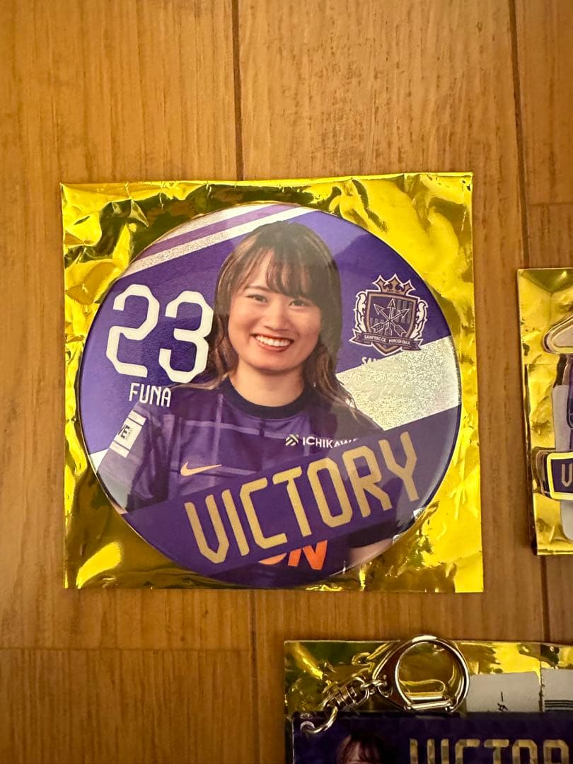 サンフレッチェ広島レジーナ 柳瀬楓菜 23 勝利時限定 記念グッズ3点セット