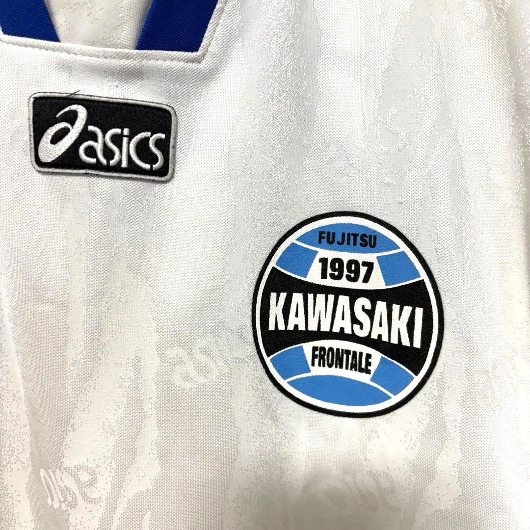 お値下げ⚠️アシックス 川崎フロンターレ 旧ロゴ トレーニングシャツ 選手用 XO