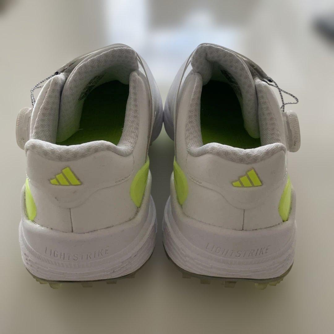 adidas ゴルフシューズ ホワイト/ライム
