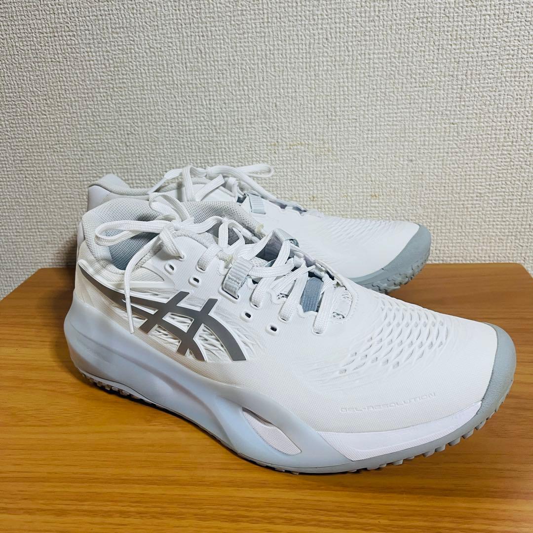 テニスシューズ　アシックス オムニ・クレー ゲルレゾリューション X ワイド