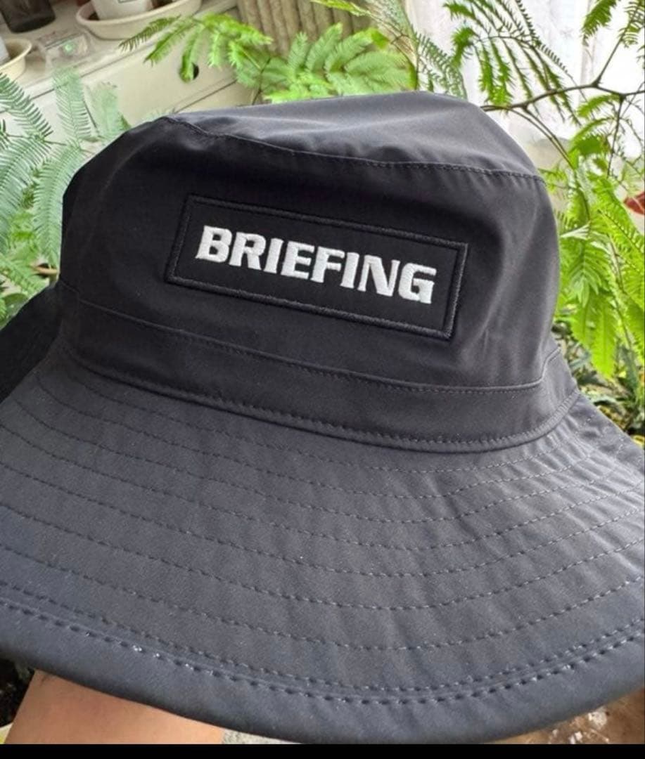 BRIEFING ブラック バケットハットゴルフ