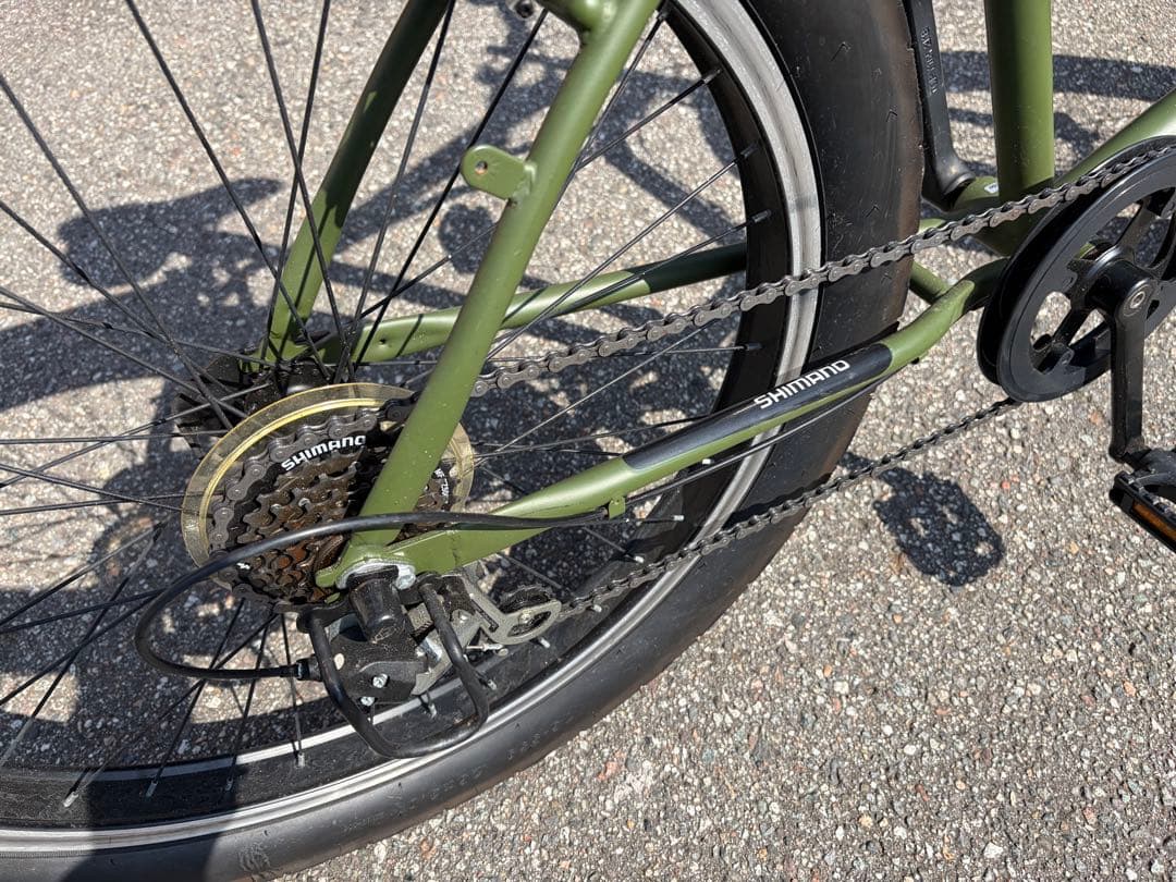 FB26-3.0 シティサイクル オリーブグリーン　富山県