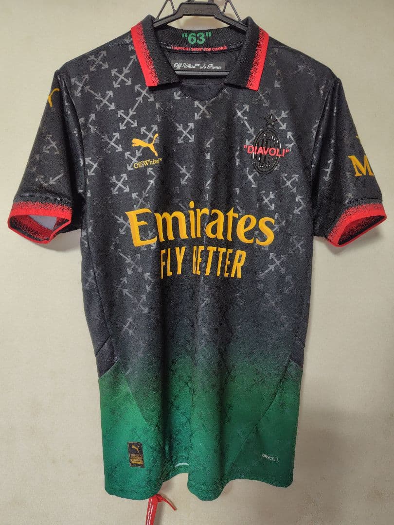 正規品 新品 タグ付 ACミラン Puma ユニフォーム Off-White