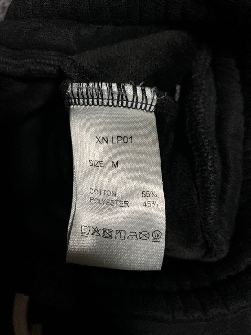 XENO BONDING FABRIC HOODIE BLACK 上下セット M