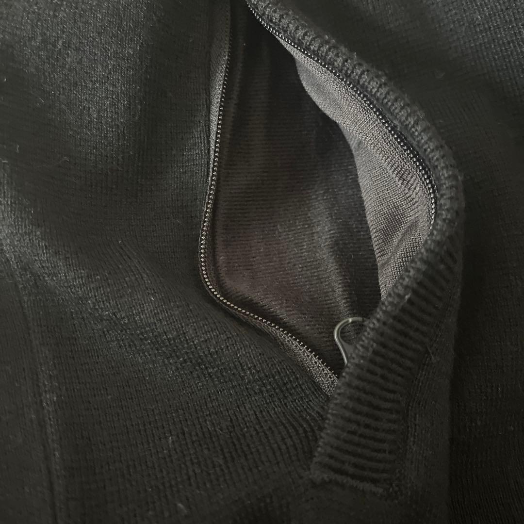 adidas ニット上下セット XS 黒　スカート