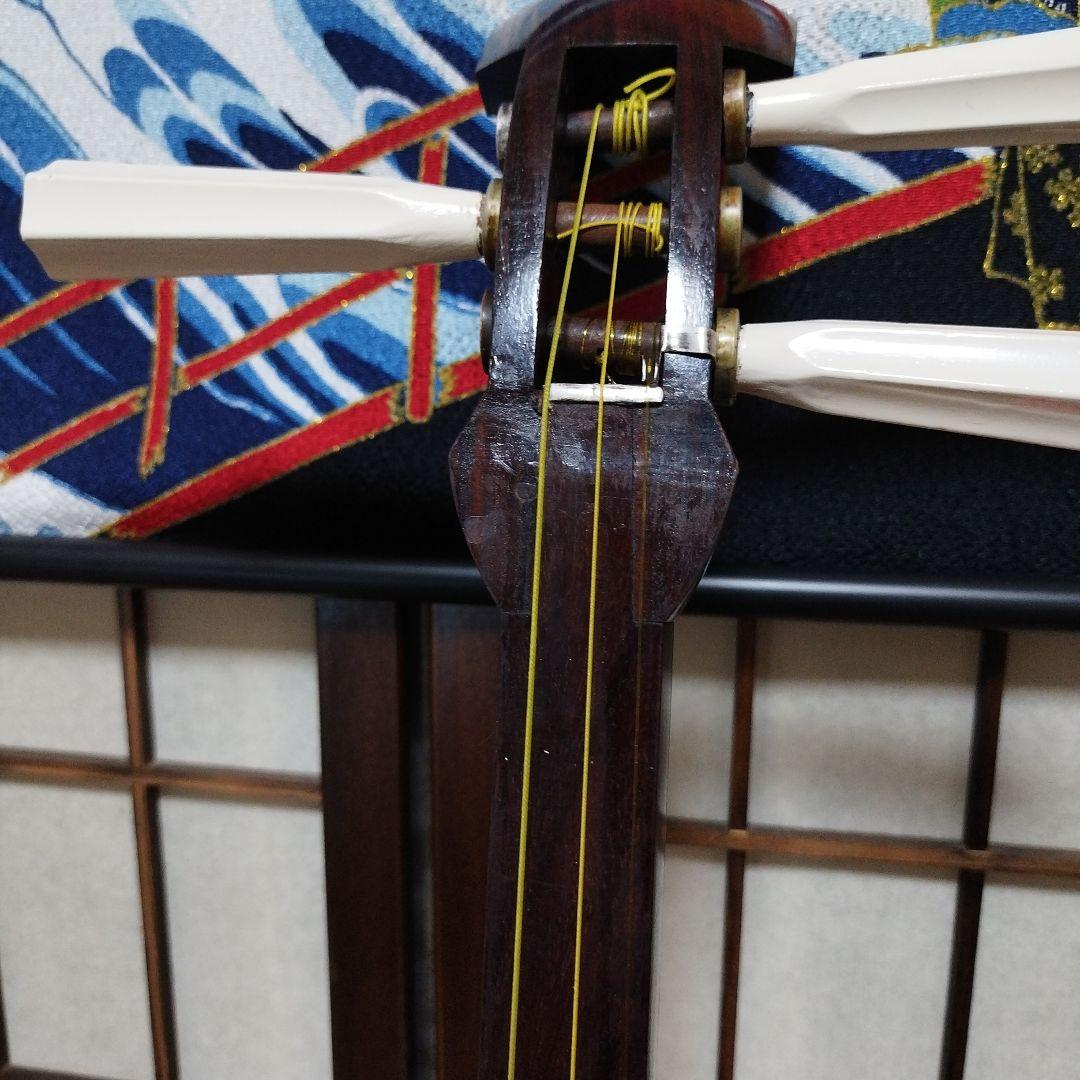 三味線中棹カスタム(ひよん帰ってこいよ。仕様　人生裏返し改め)　ケースつき