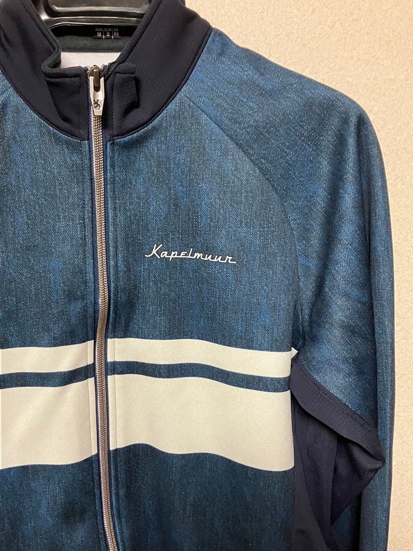 新品　Kapelmuur サイクルジャージ ダークブルー