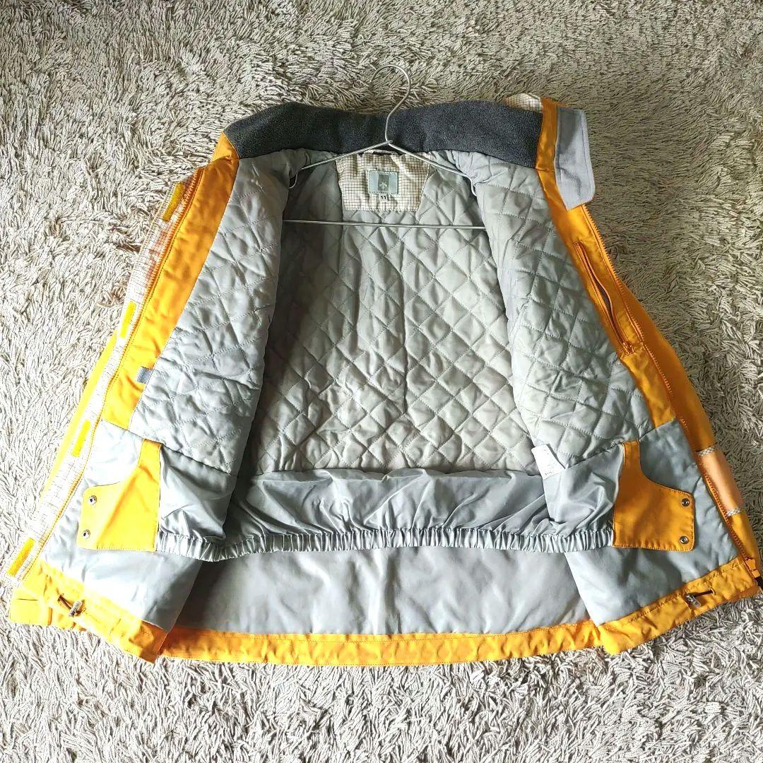 【美品】DESCENTE　デサント　スノボー　スキーウェア　イエロー　レディース