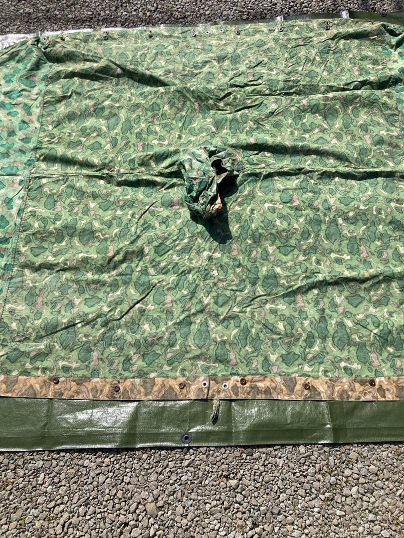 希少ダックハンターカモ柄　デッドストック トルコ軍幕