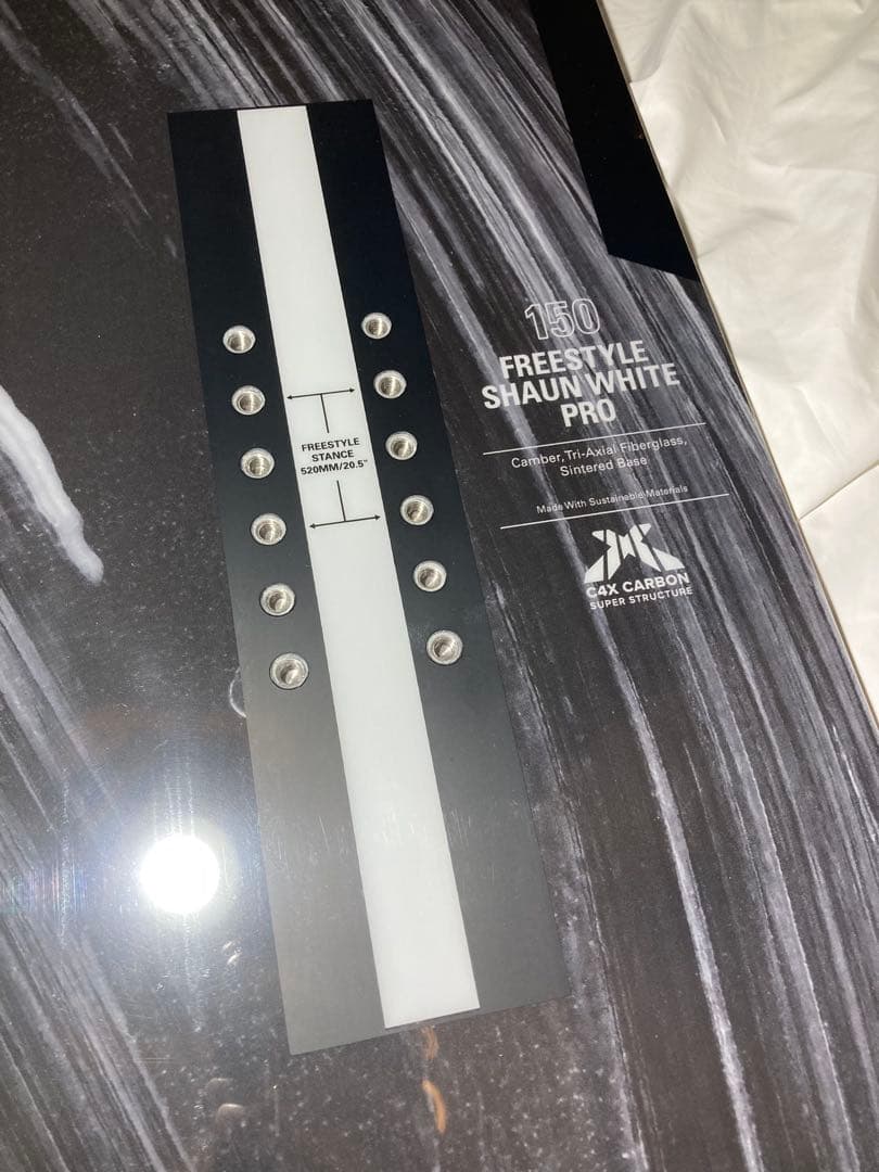 【新品未使用】2324WHITESPACE SHAUNWHITE PRO150㎝