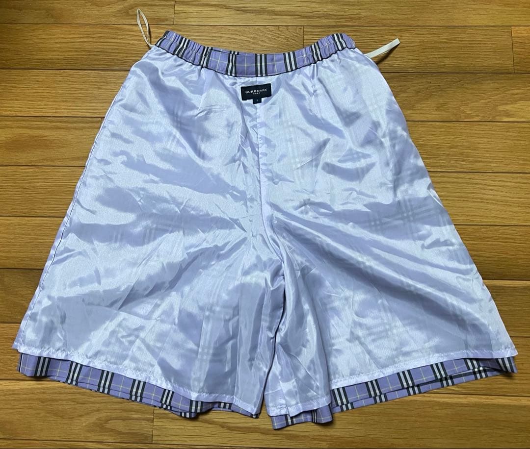 【美品】BURBERRY ゴルフ ノバチェック キュロットスカート 9号