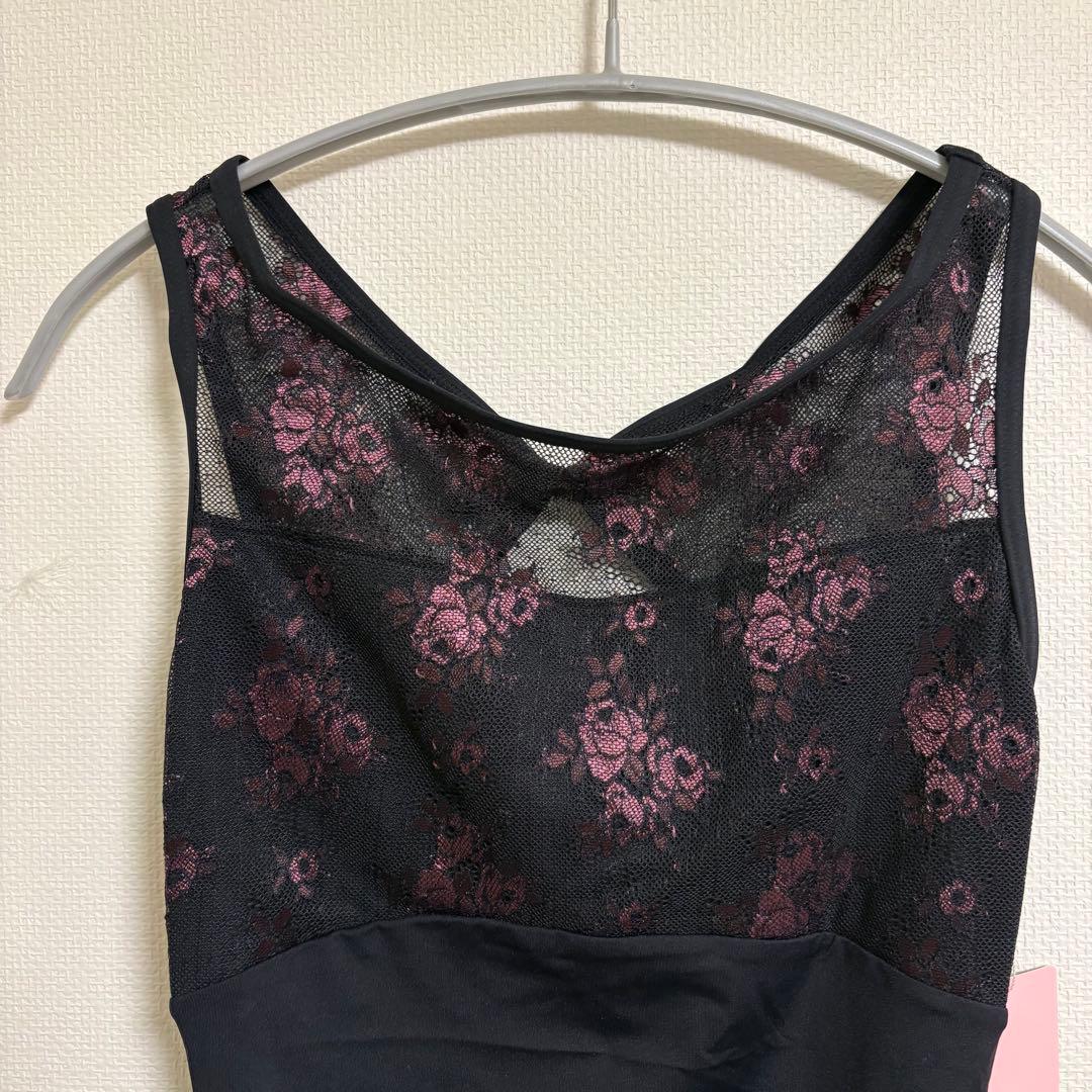 新品♪チャコット　レースレオタード　L chacott