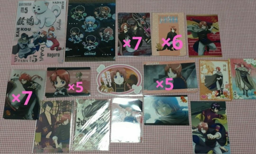 銀魂 神威 ブロマイド ポスカ クリアファイル コースター 78点 まとめ売り