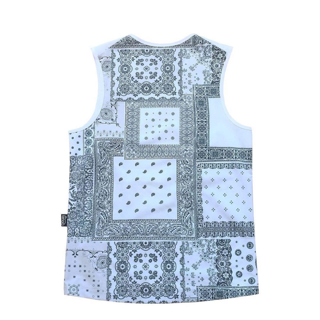 新品未使用 ranor BANDANA NOSLEEVE WH Sサイズ