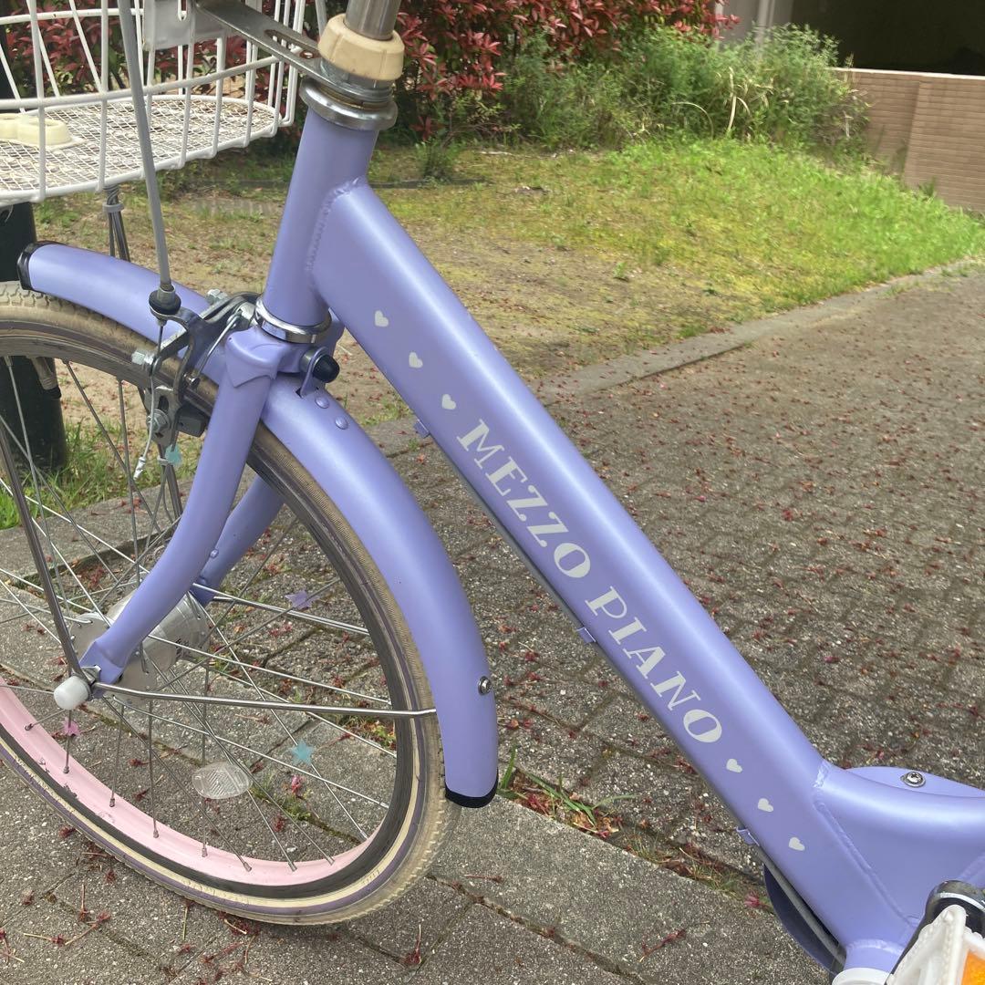 【maru】MEZZO PIANO 20型子供用自転車　ラベンダー