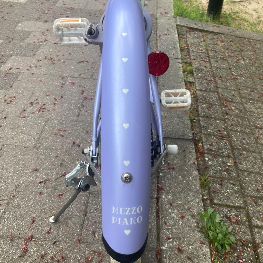 【maru】MEZZO PIANO 20型子供用自転車　ラベンダー