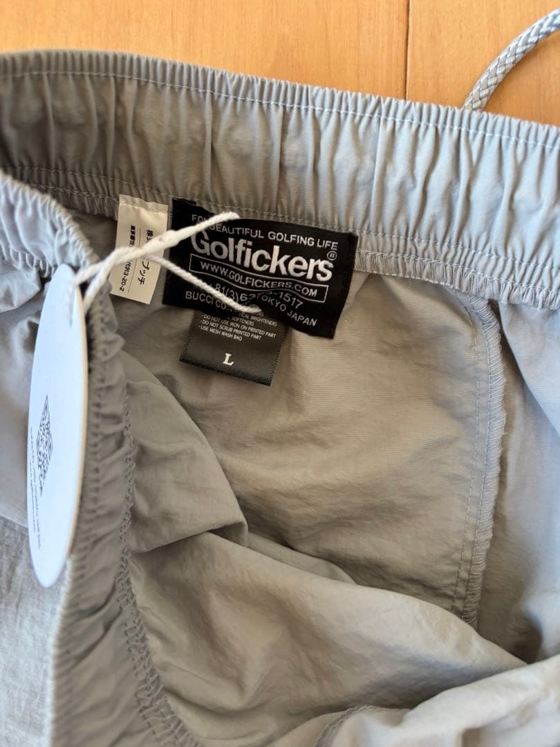 ゴルフィッカーズNylon Training Pants グレー Lサイズ