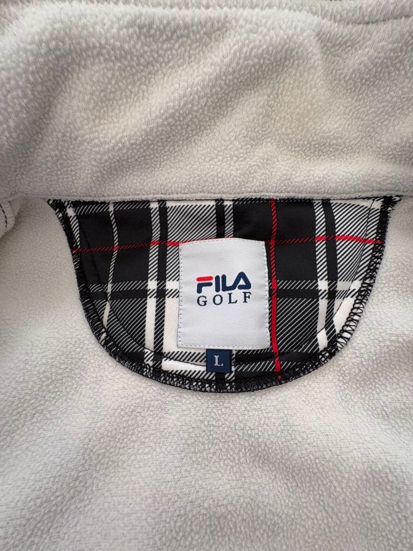 FILA GOLF / チェック柄ジャケットとパンツセットLサイズ