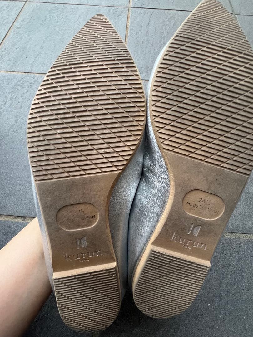 【美品】kurun TOKYO フラットバレェシューズ
