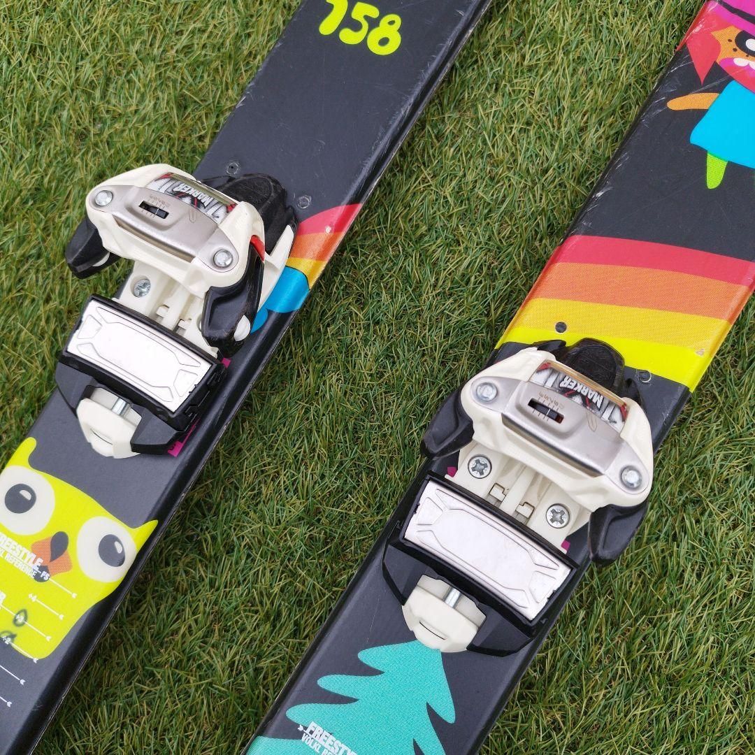 Völkl Gemスキー板 158cm MARKERビンディング　ポール付き