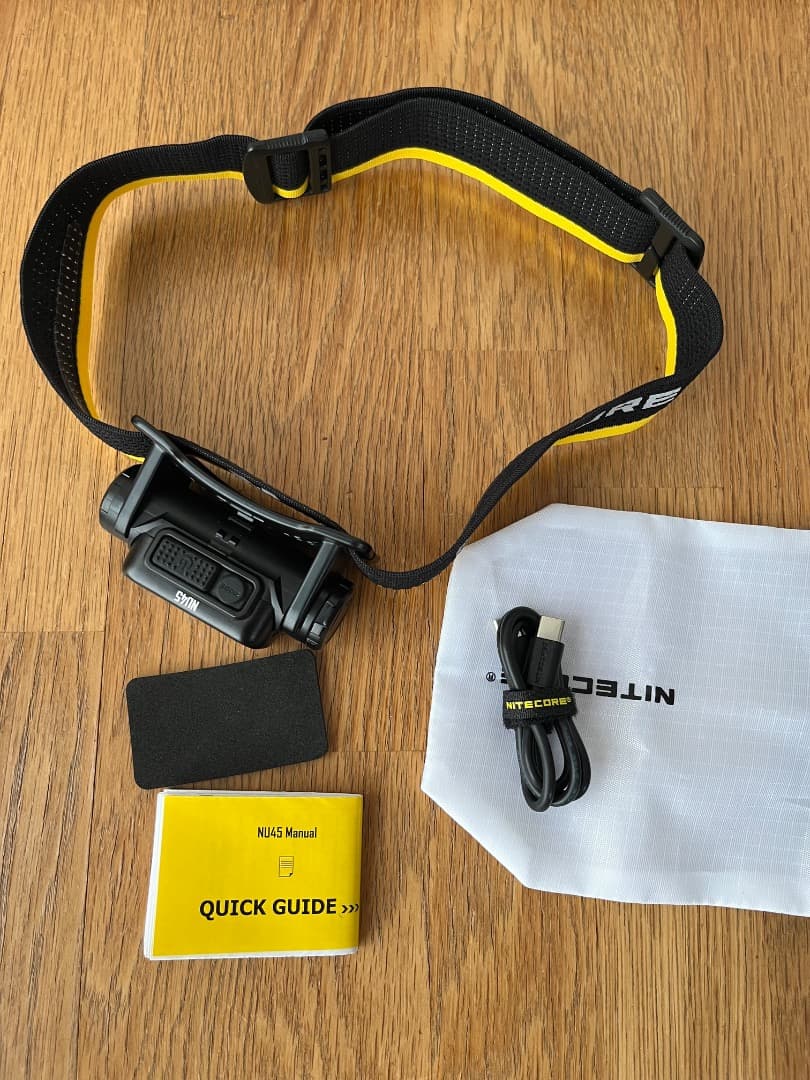 Nitecore NU45 ヘッドライト 1700ルーメン USB-C急速充電