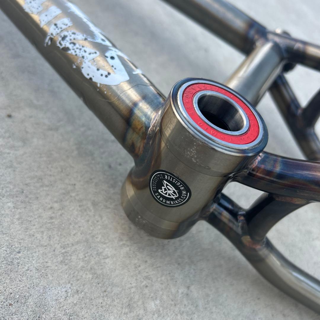 自転車本体 S&M DAGGER FRAME 20.5 / Gloss Clear/BMX