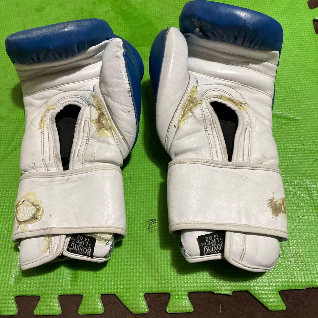 最終価格本革ボクシンググローブ NO BOXING NO LIFE、イサミ、FR