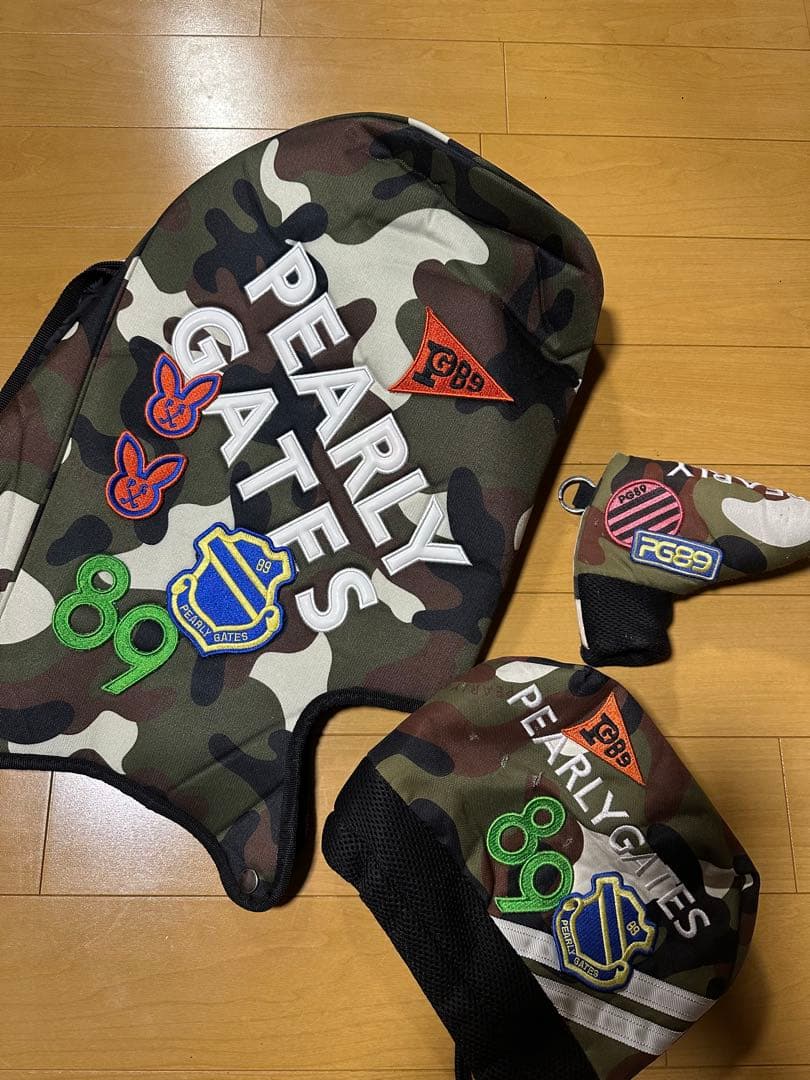 PEARLY GATES 迷彩 ワッペン　スタンドキャディーバック　完売モデル